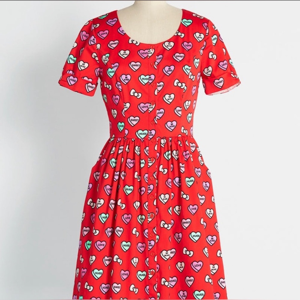 Hello Kitty Conversation Hearts Dress